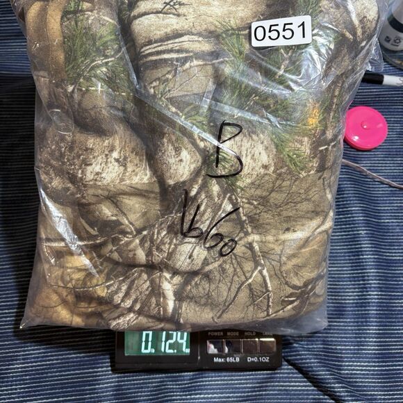 Realtree Camo Hoodie Youth L Pink Trim Hunt Girl Outdoors Fall Pullover Y2K - Picture 6 of 6